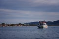 Zakynthos Island, Greece Ã¢â¬â September 24, 2017:Motorboat at the sea with tourists, Laganas beach